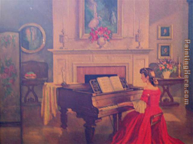 M Ditlef sonata painting - Unknown Artist M Ditlef sonata art painting